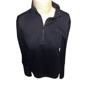C9 Champion Duo Dry Black Jacket Medium 1/2 Zip EUC